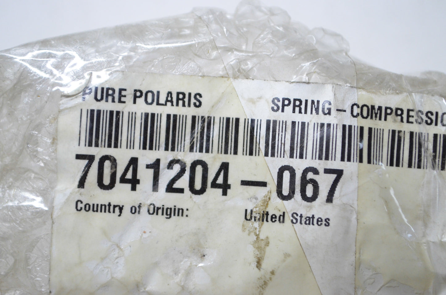 OEM Polaris 7041204-067 Rear Compression Spring NOS