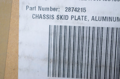 OEM Polaris 2874215 Aluminum Chassis Skid Plate NOS