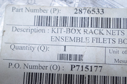 OEM Polaris 2876533 Ranger Extreme Box Rack Cargo Net Kit NOS