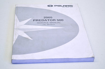 OEM Polaris 9919514 Service Manual 05 Predator 500