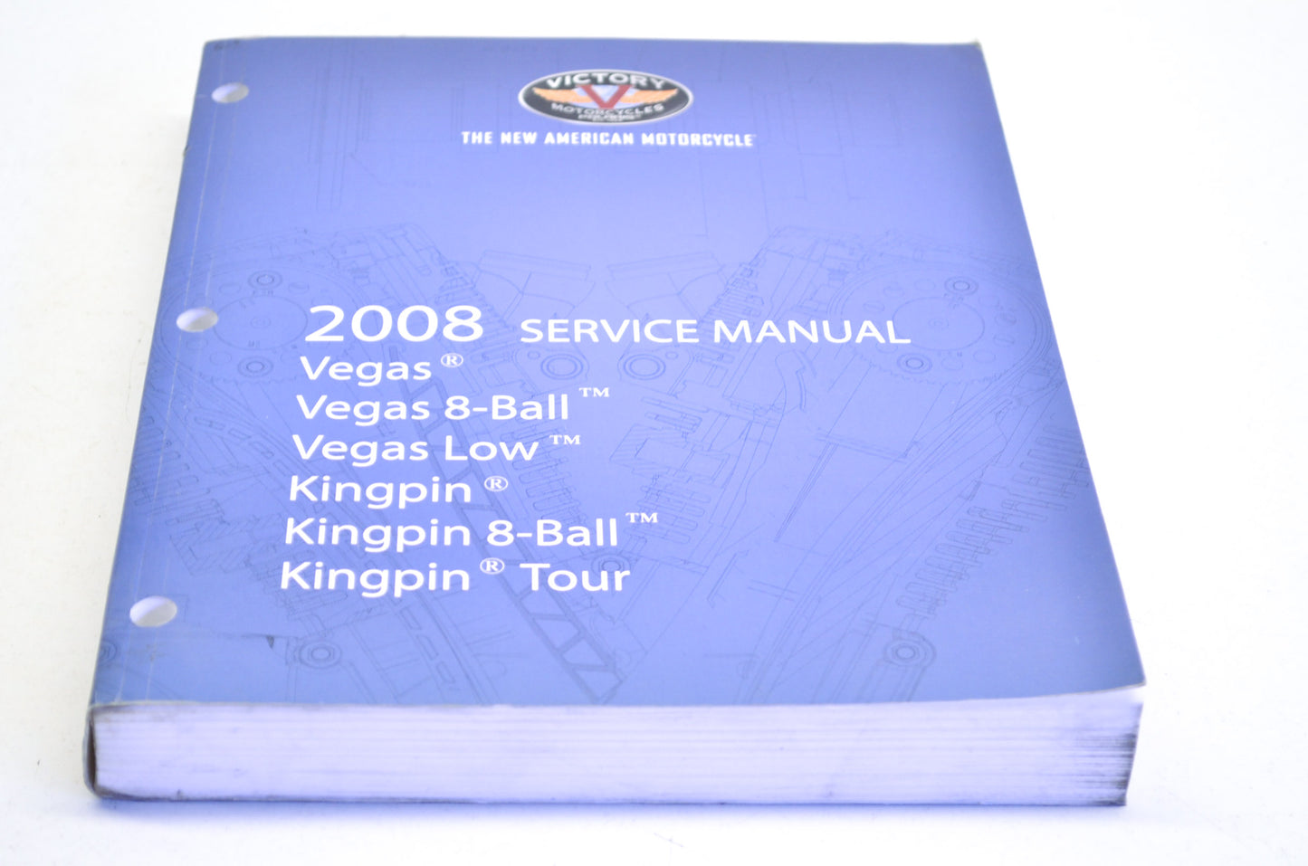 OEM Victory 2008 Vegas/8-Ball/Low, Kingpin/8-Ball/Kingpin Tour Service Manual