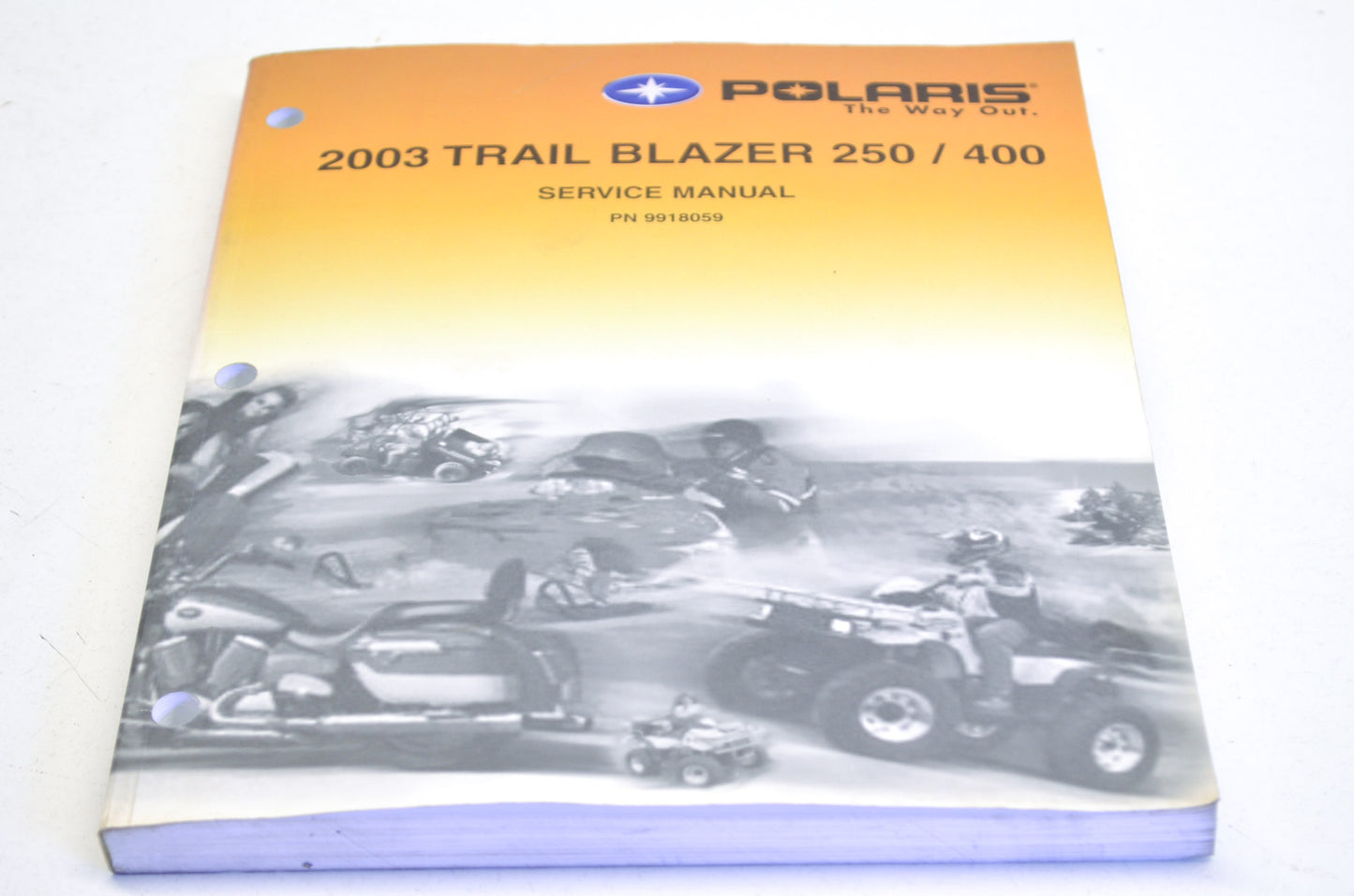 OEM Polaris 9918059 Service Manual 03 Trailblazer 250,400