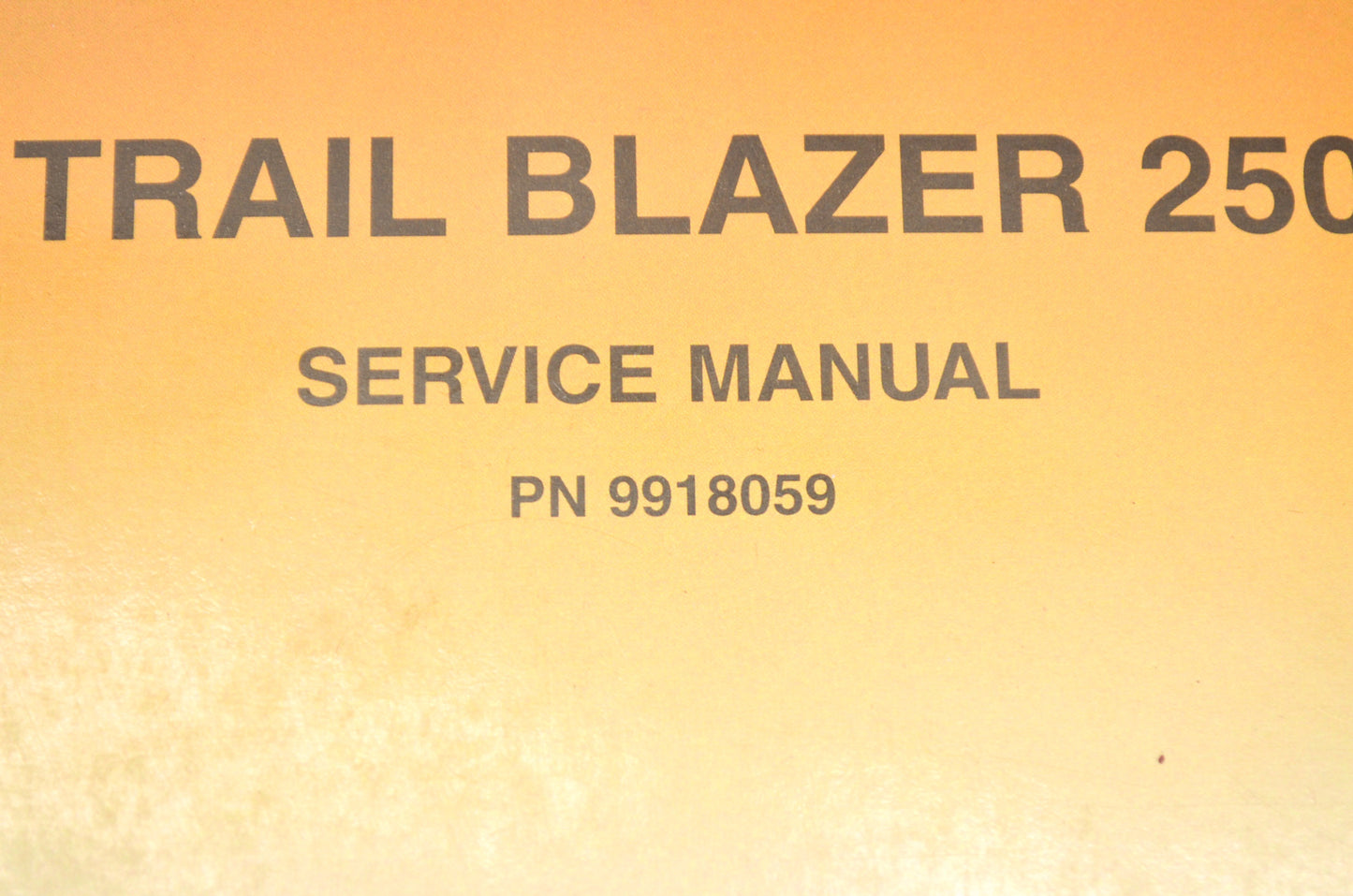 OEM Polaris 9918059 Service Manual 03 Trailblazer 250,400