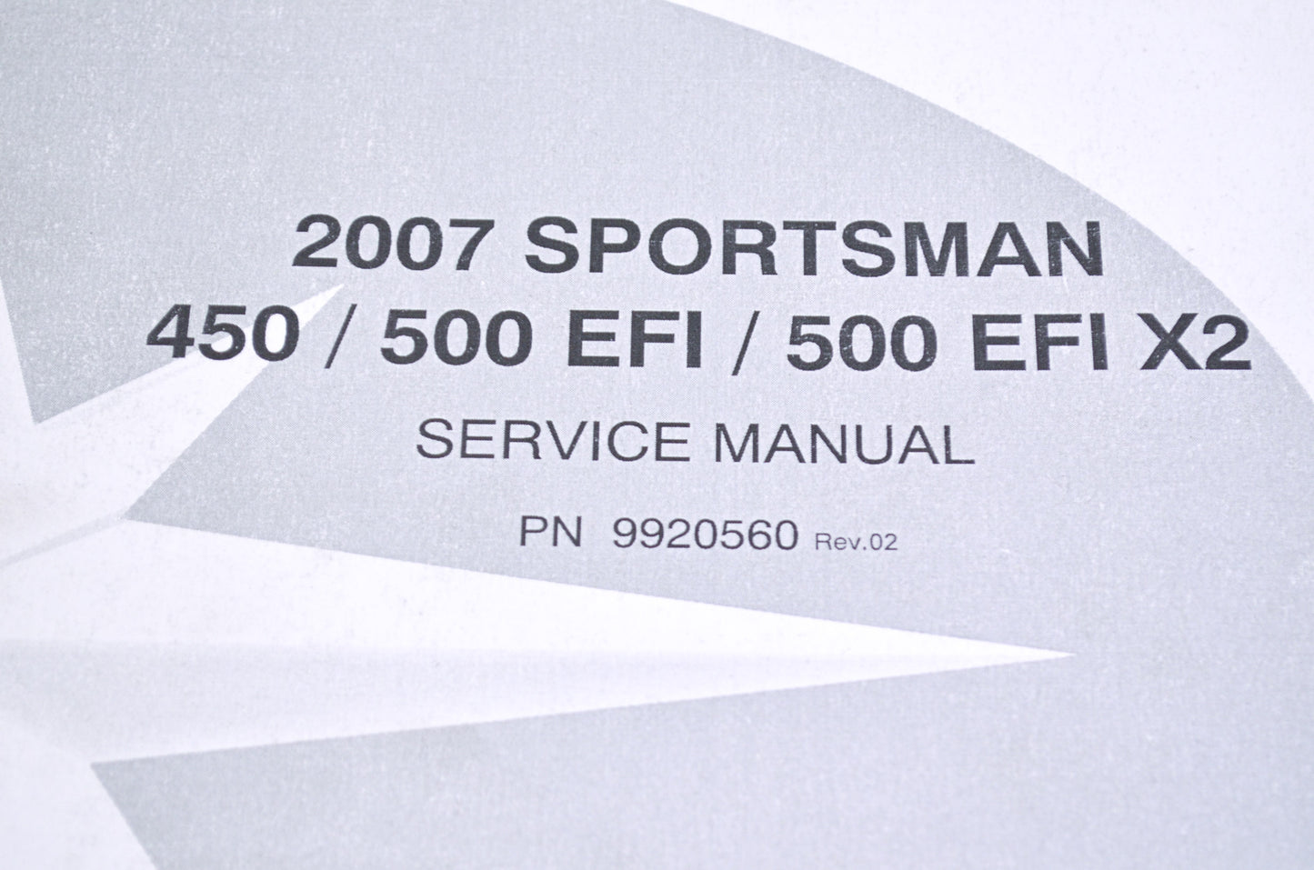 OEM Polaris 9920560 Service Manual 07 Sportsman 450/500