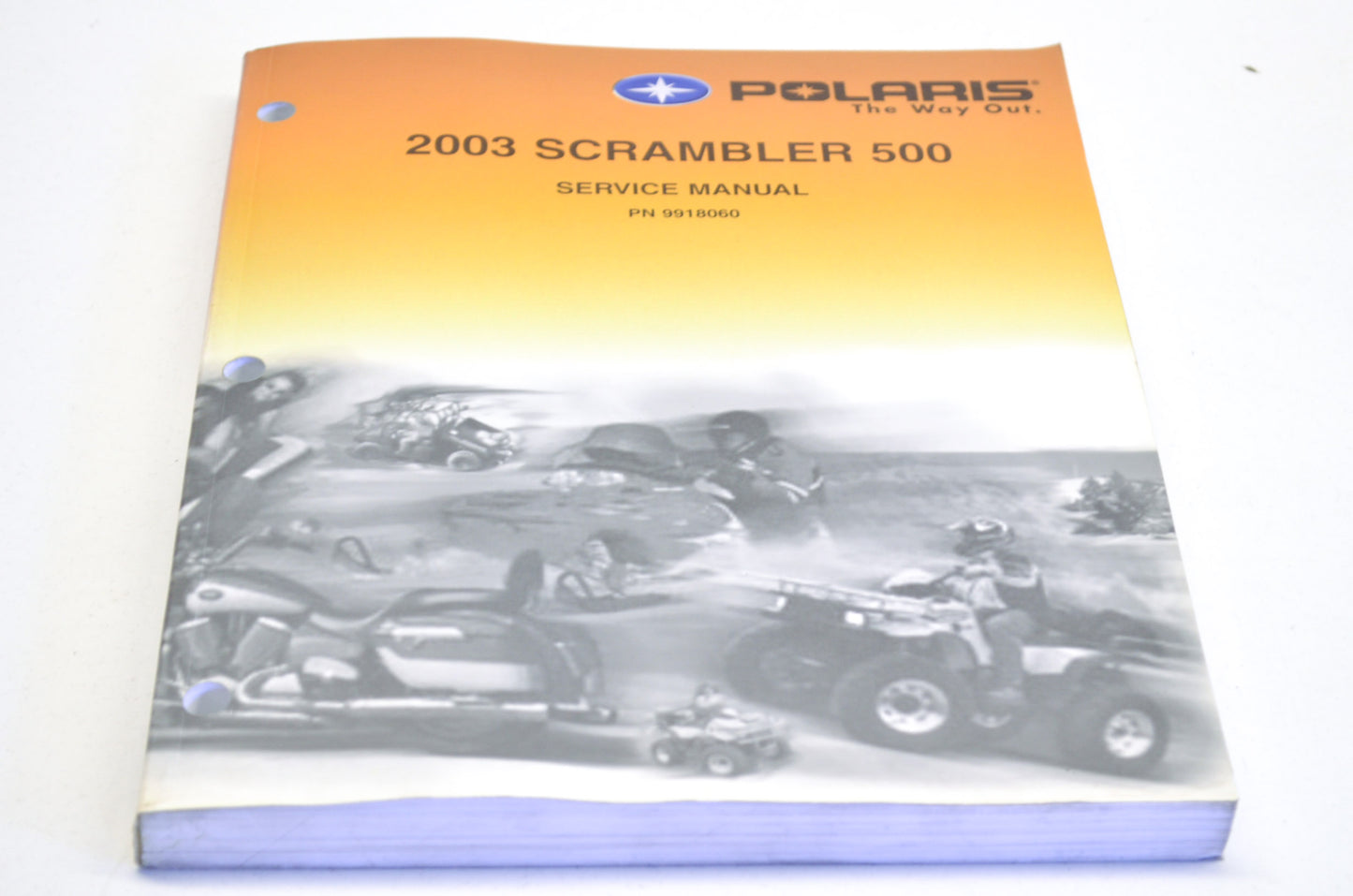 OEM Polaris 9918060 Service Manual 03 Scrambler 500 4X4