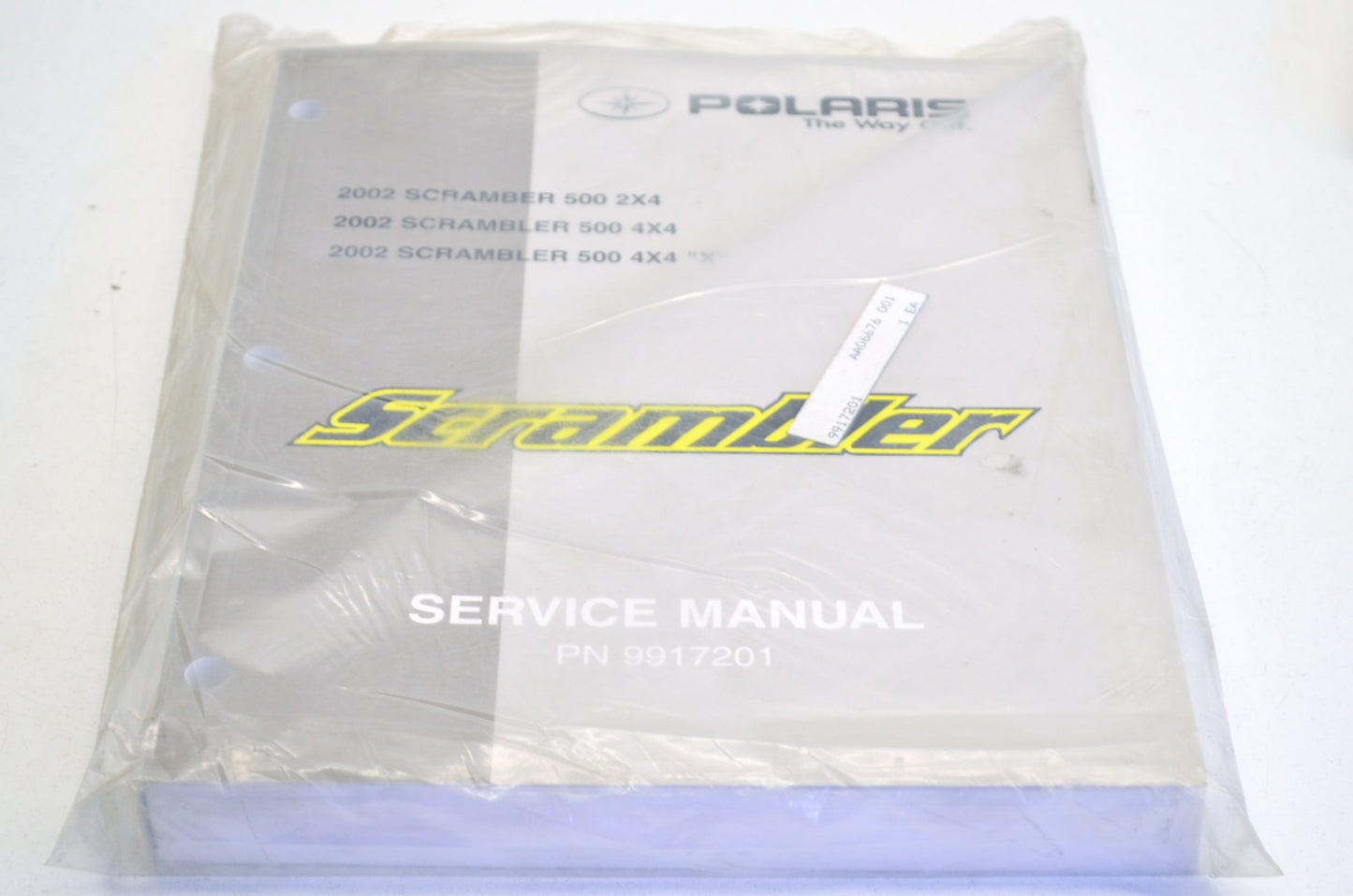 OEM Polaris 9917201 Service Manual 02 Scrambler NOS