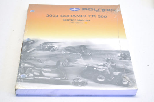 OEM Polaris 9918060 Service Manual 03 Scrambler 500 4X4 NOS