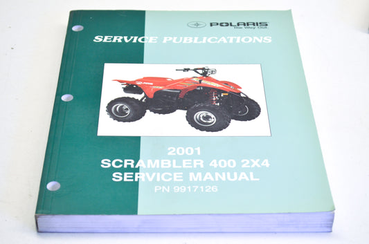 OEM Polaris 9917126 Service Manual 01 Scrambler 400 2X4