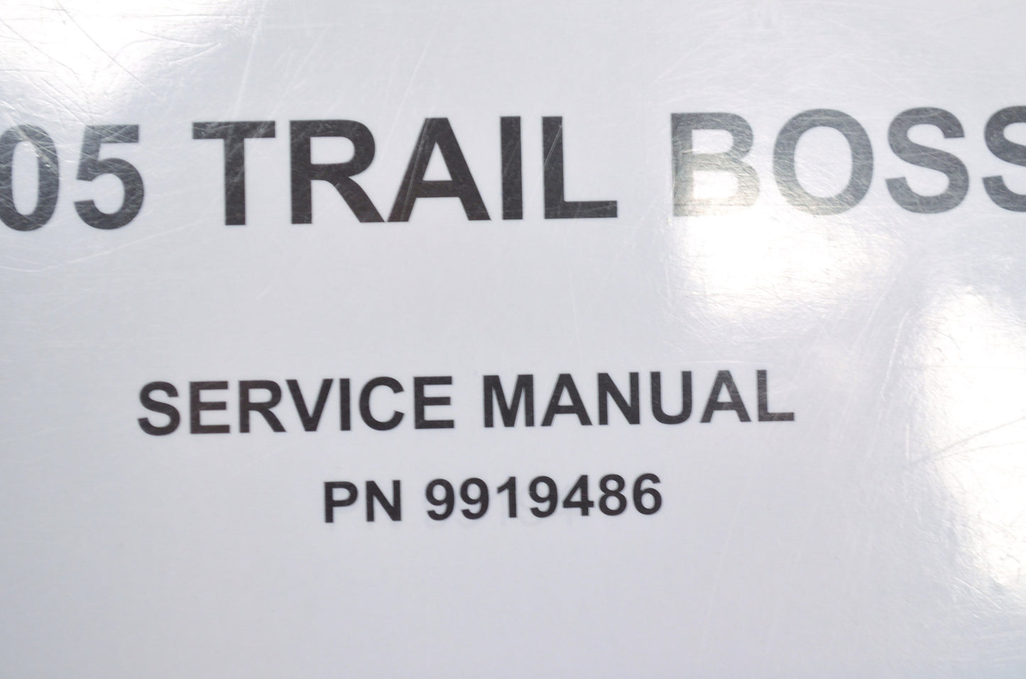 OEM Polaris 9919486 Service Manual 06 Trail Boss 330 NOS