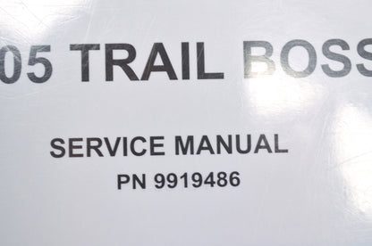 OEM Polaris 9919486 Service Manual 06 Trail Boss 330 NOS