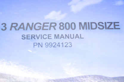 OEM Polaris 9924123 Service Manual 14 Ranger 800 MIDSIZE NOS