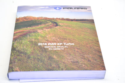 New OEM Polaris 2016 RZR XP 1000 Turbo Service Manual NOS