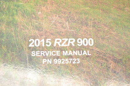 OEM Polaris 9925723 Service Manual 15 RZR 900/RZR 4 900