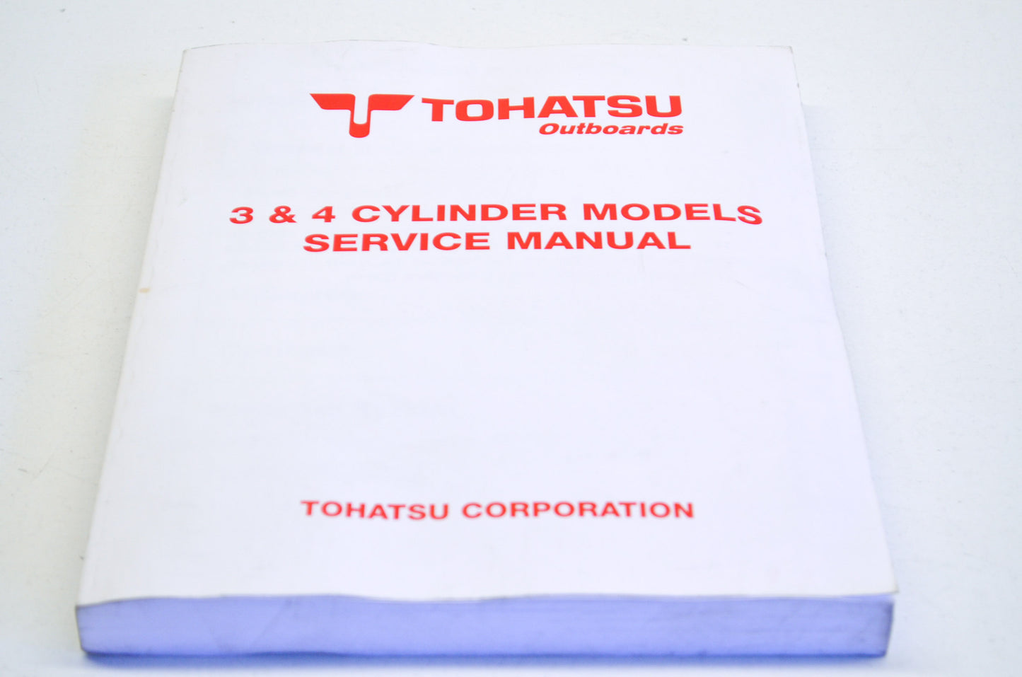 New OEM Tohatsu 3&4 Cylinder Models Service Manual NOS