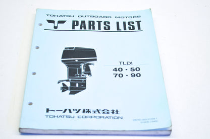 OEM Tohatsu Outboard Motor TLDI 40 50 70 90 Parts List