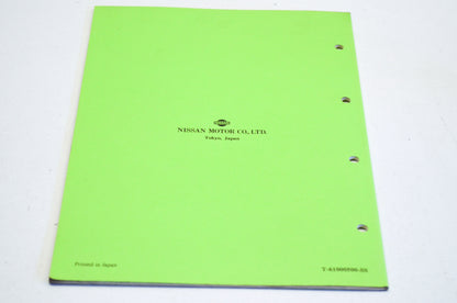 OEM Nissan Outboard Motor NS 5B NS5BS Parts Catalog Manual