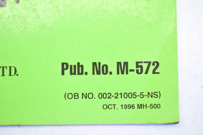 OEM Nissan Outboard Motor NS 5B NS5BS Parts Catalog Manual