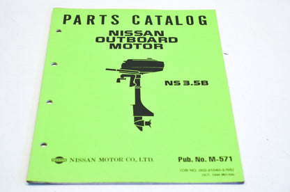 OEM Nissan Outboard Motor NS 3.5B Parts Catalog Manual
