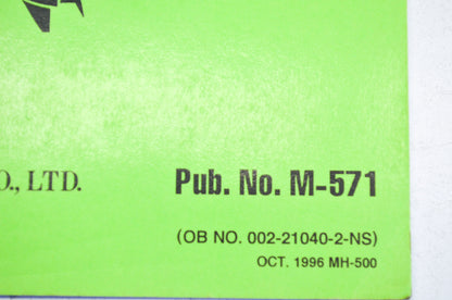 OEM Nissan Outboard Motor NS 3.5B Parts Catalog Manual