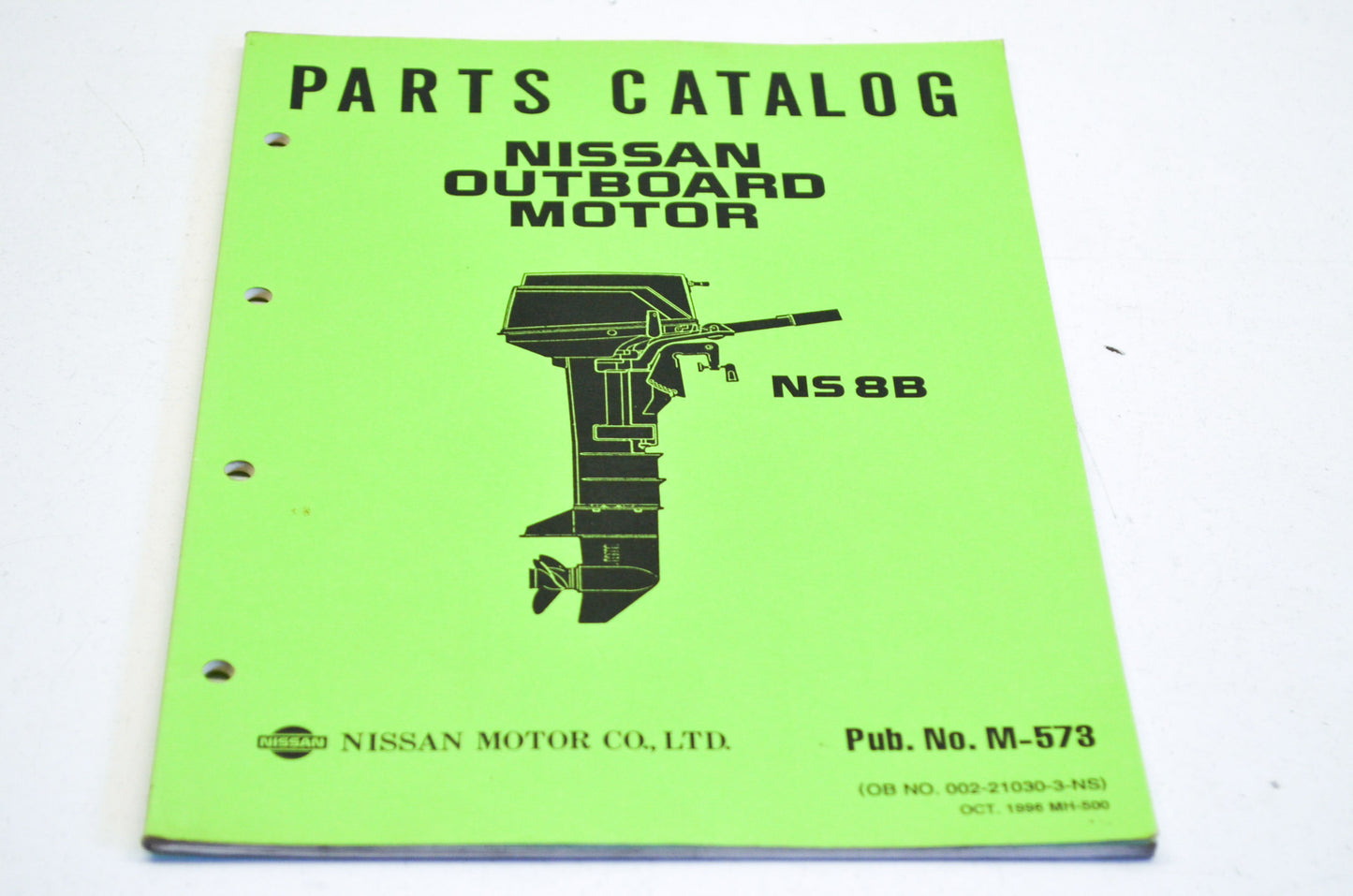 OEM Nissan Outboard Motor NS8B Parts Catalog Manual