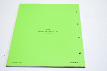 OEM Nissan Outboard Motor NS8B Parts Catalog Manual
