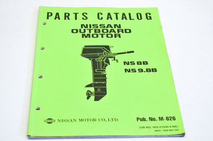 OEM Nissan Outboard Motor NS8B/NS9.8B Parts Catalog Manual