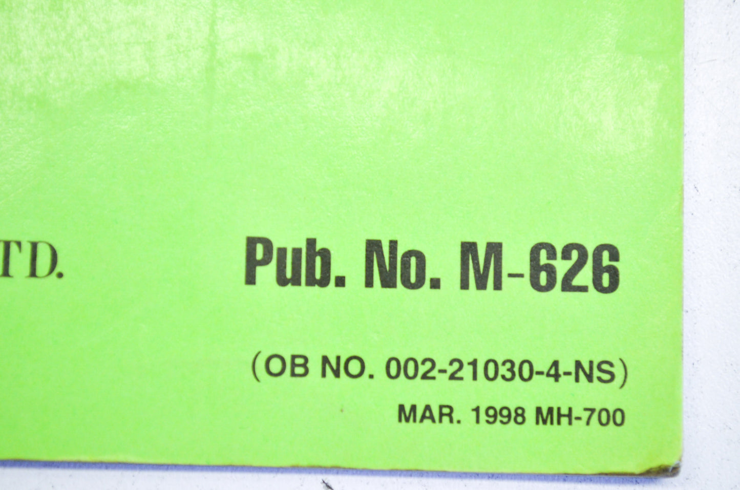 OEM Nissan Outboard Motor NS8B/NS9.8B Parts Catalog Manual