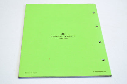 OEM Nissan Outboard Motor NS 9.9D NS 15D NS18E Parts Catalog Manual