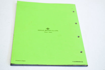 OEM Nissan Outboard Motor NS 25C2/NS30A3 Parts Catalog Manual