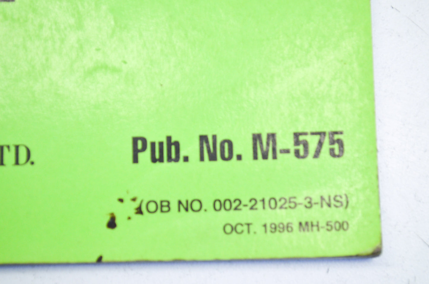 OEM Nissan Outboard Motor NS 25C2/NS30A3 Parts Catalog Manual