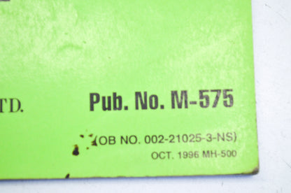 OEM Nissan Outboard Motor NS 25C2/NS30A3 Parts Catalog Manual
