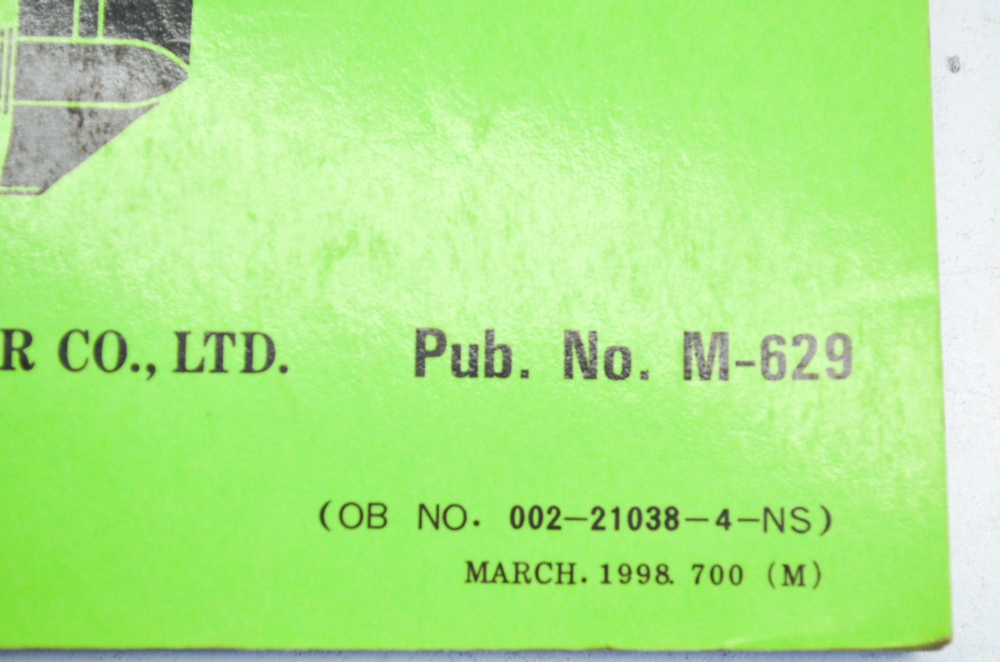OEM Nissan Outboard Motor NS40D2/NS50D2 Parts Catalog Manual