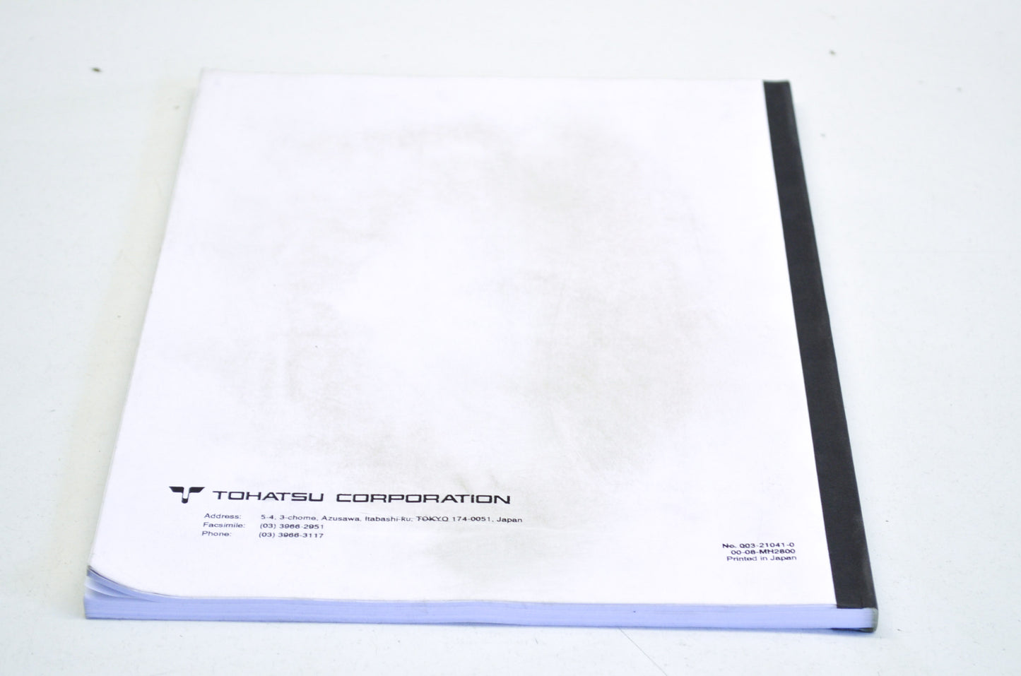 OEM Tohatsu Outboard 4 Stroke 9.9 15 Service Manual