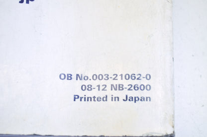 OEM Tohatsu Outboard 4 Stroke MFS 9.9/15/20C Service Manual
