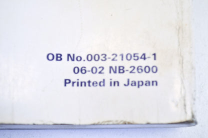 OEM Tohatsu Outboard 4 Stroke MFS 25/30B Service Manual