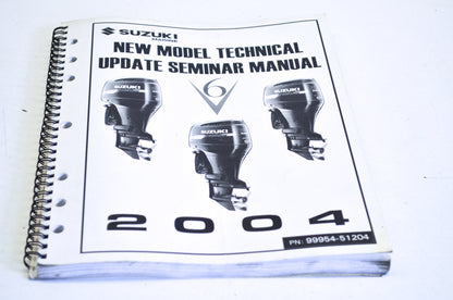 OEM Suzuki 99954-51204 Marine 2004 V6 Model Technical Update Manual