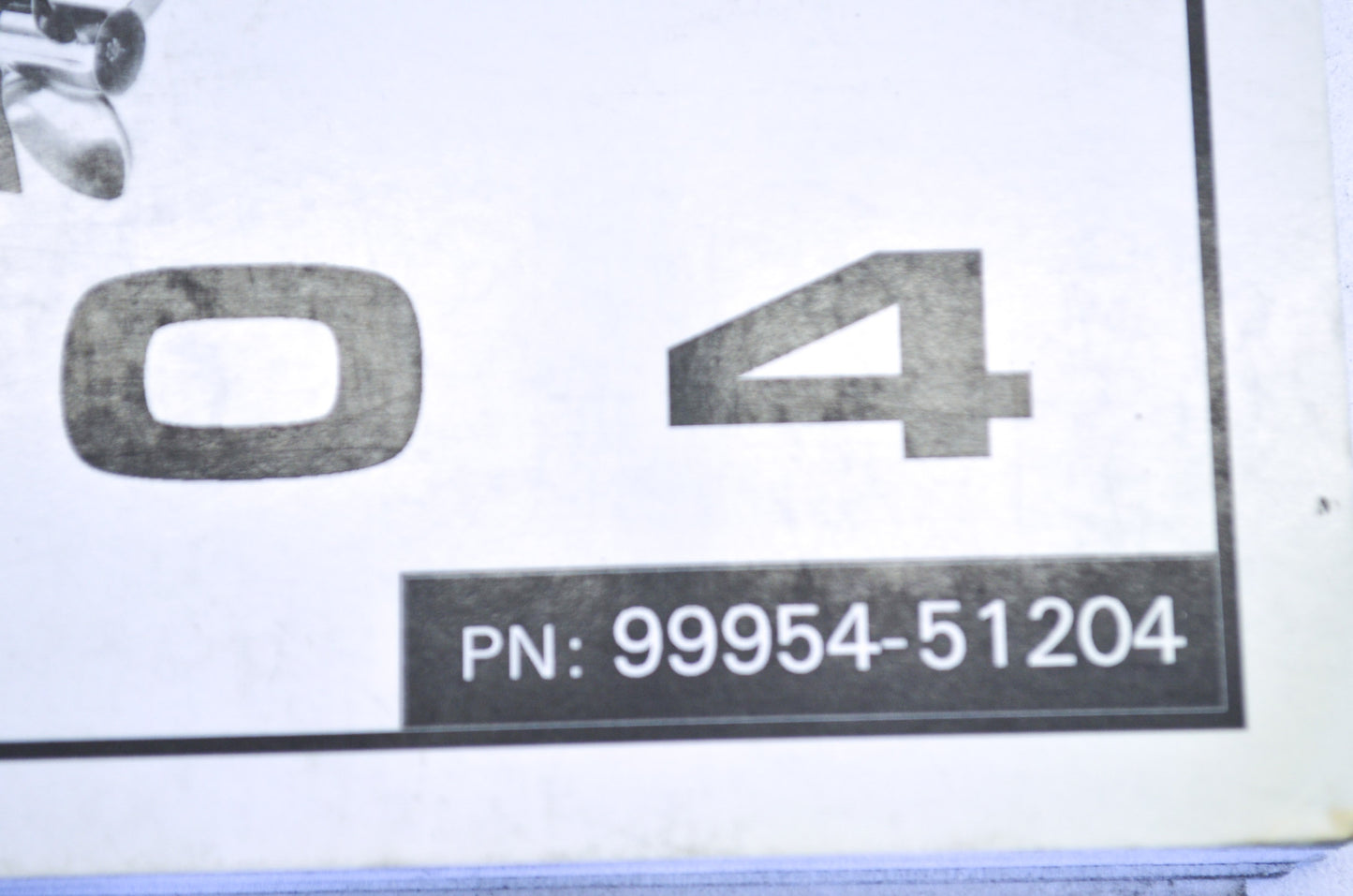 OEM Suzuki 99954-51204 Marine 2004 V6 Model Technical Update Manual
