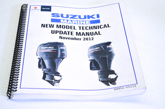 OEM Suzuki 99954-51212 Marine November 2012 Model 4 Stroke Technical Update Manu