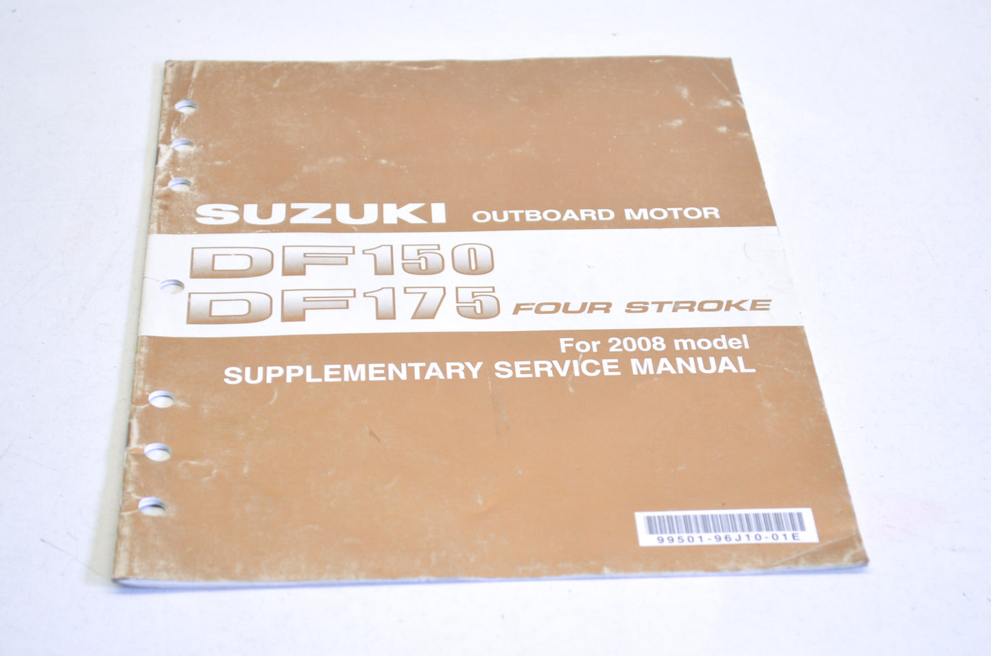 OEM Suzuki Outboard Motor 2008 DF150/DF175 4 Stroke Supplementary Service Manual