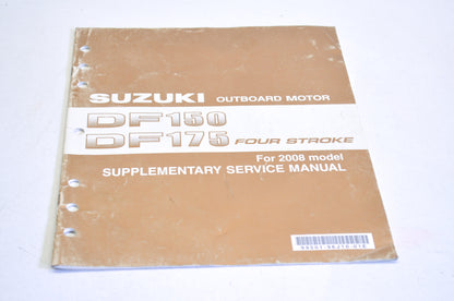 OEM Suzuki Outboard Motor 2008 DF150/DF175 4 Stroke Supplementary Service Manual