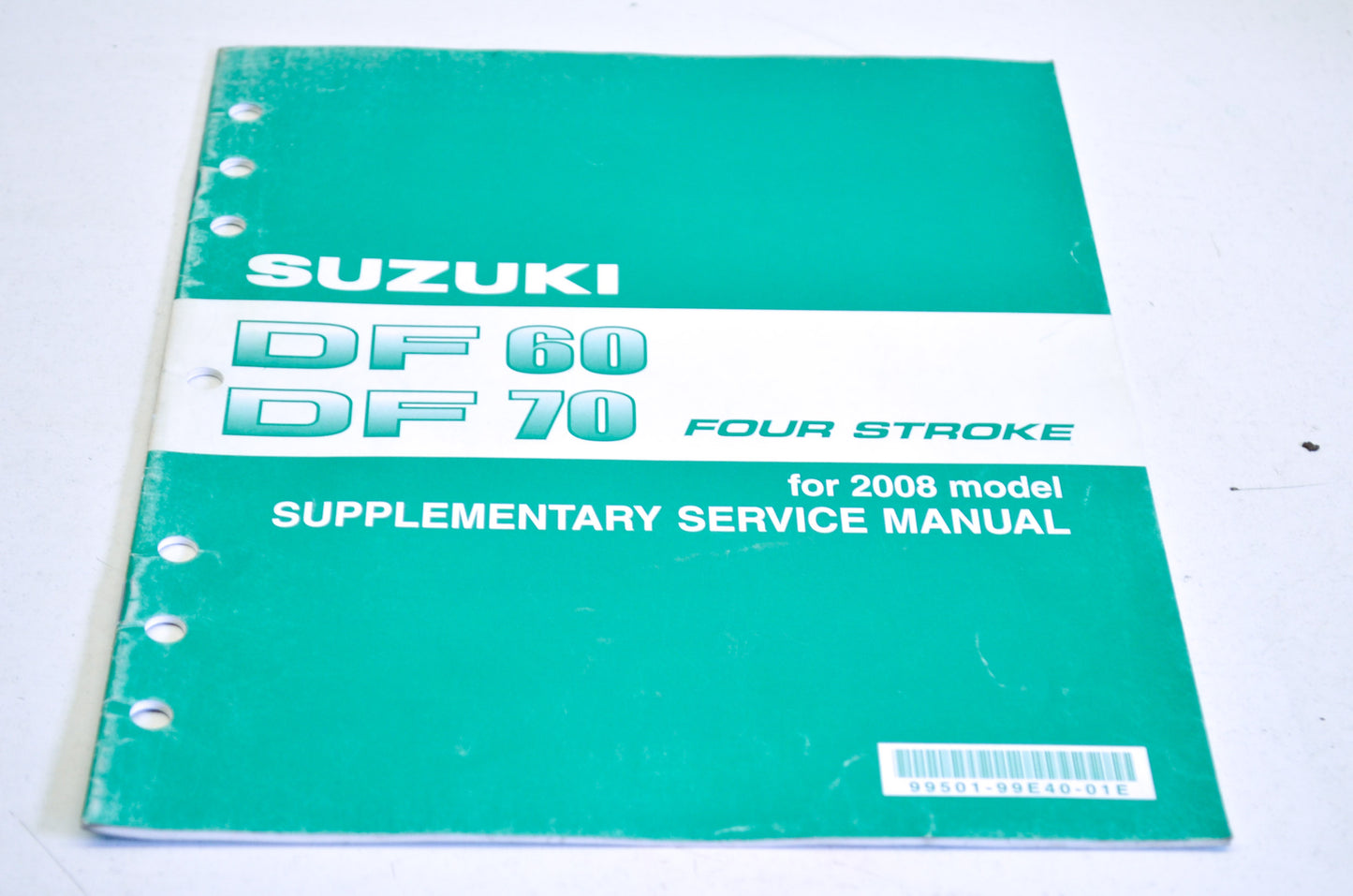 OEM Suzuki Outboard Motor 2008 DF60/DF70 4 Stroke Supplementary Service Manual