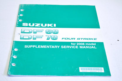 OEM Suzuki Outboard Motor 2008 DF60/DF70 4 Stroke Supplementary Service Manual