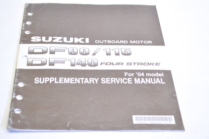 OEM Suzuki Outboard Motor 2004 DF90/115/140 4 Stroke Supplementary Service Manua