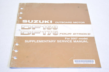 OEM Suzuki Outboard Motor 2007 DF150/175 4 Stroke Supplementary Service Manual