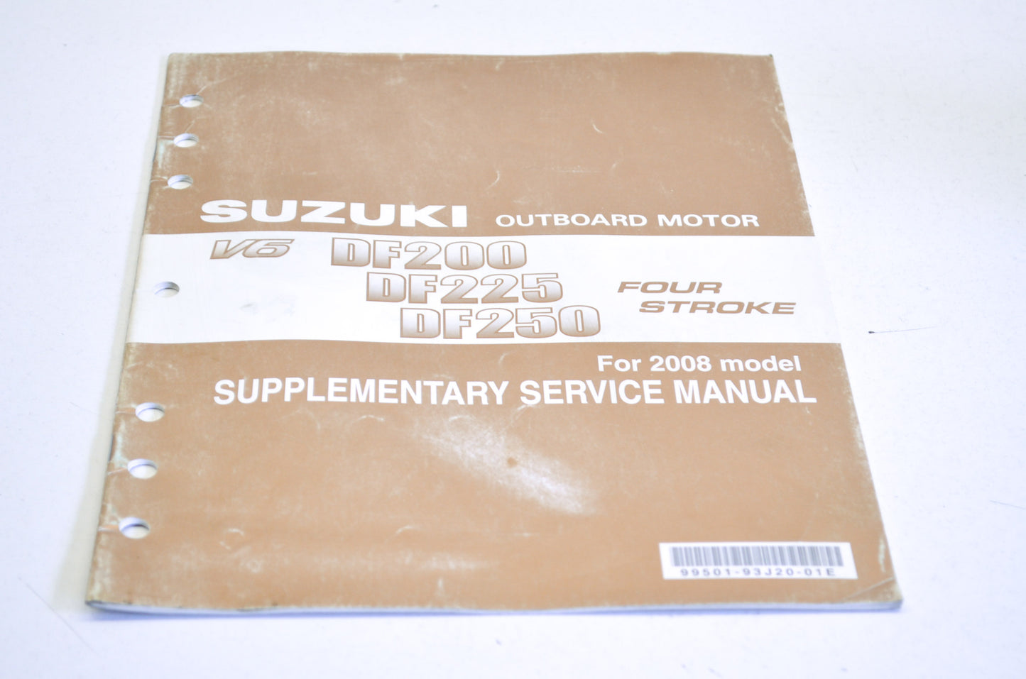 OEM Suzuki 99501-93J20-01E Supplementary Service Manual