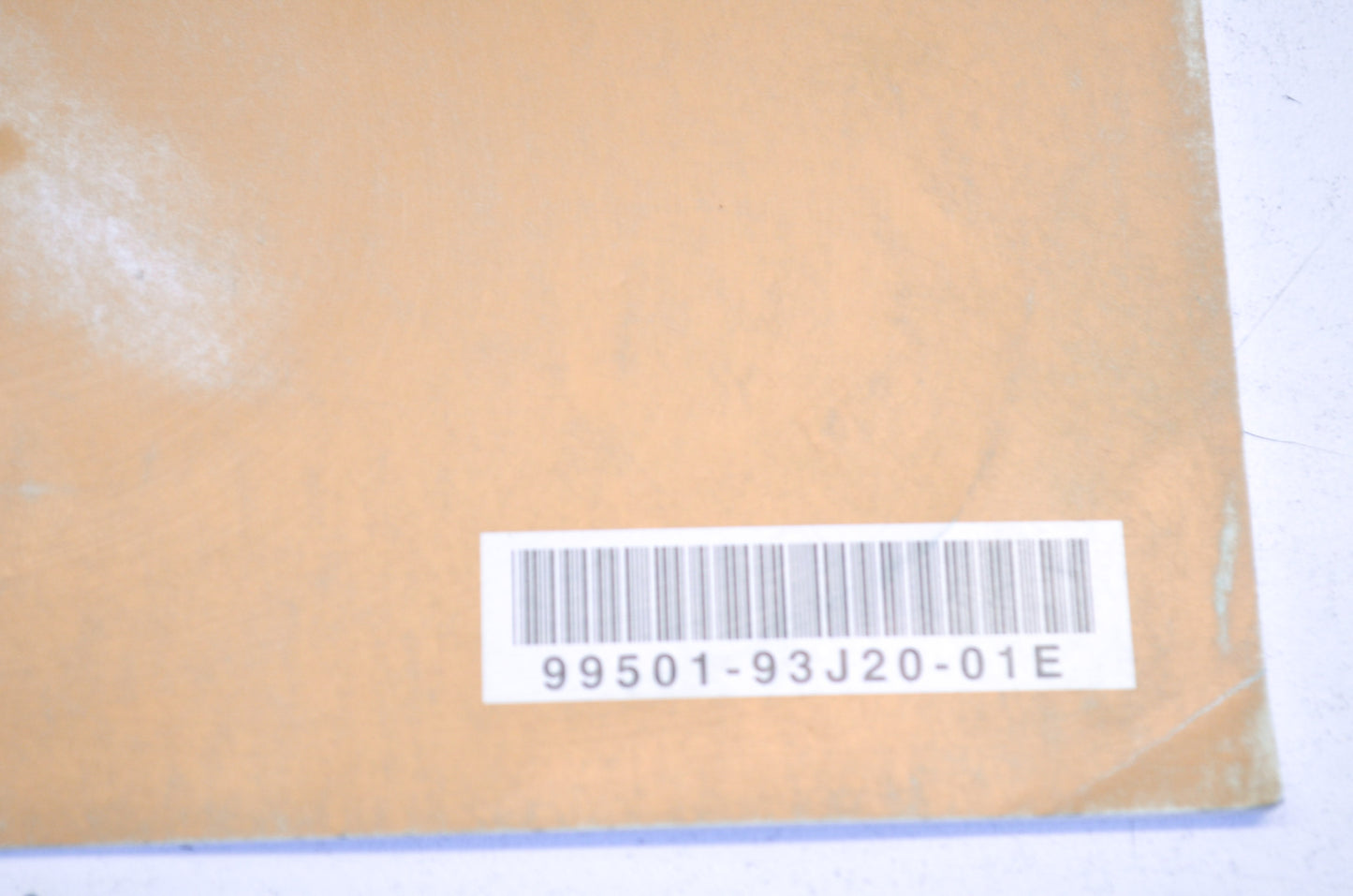 OEM Suzuki 99501-93J20-01E Supplementary Service Manual