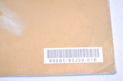 OEM Suzuki 99501-93J20-01E Supplementary Service Manual