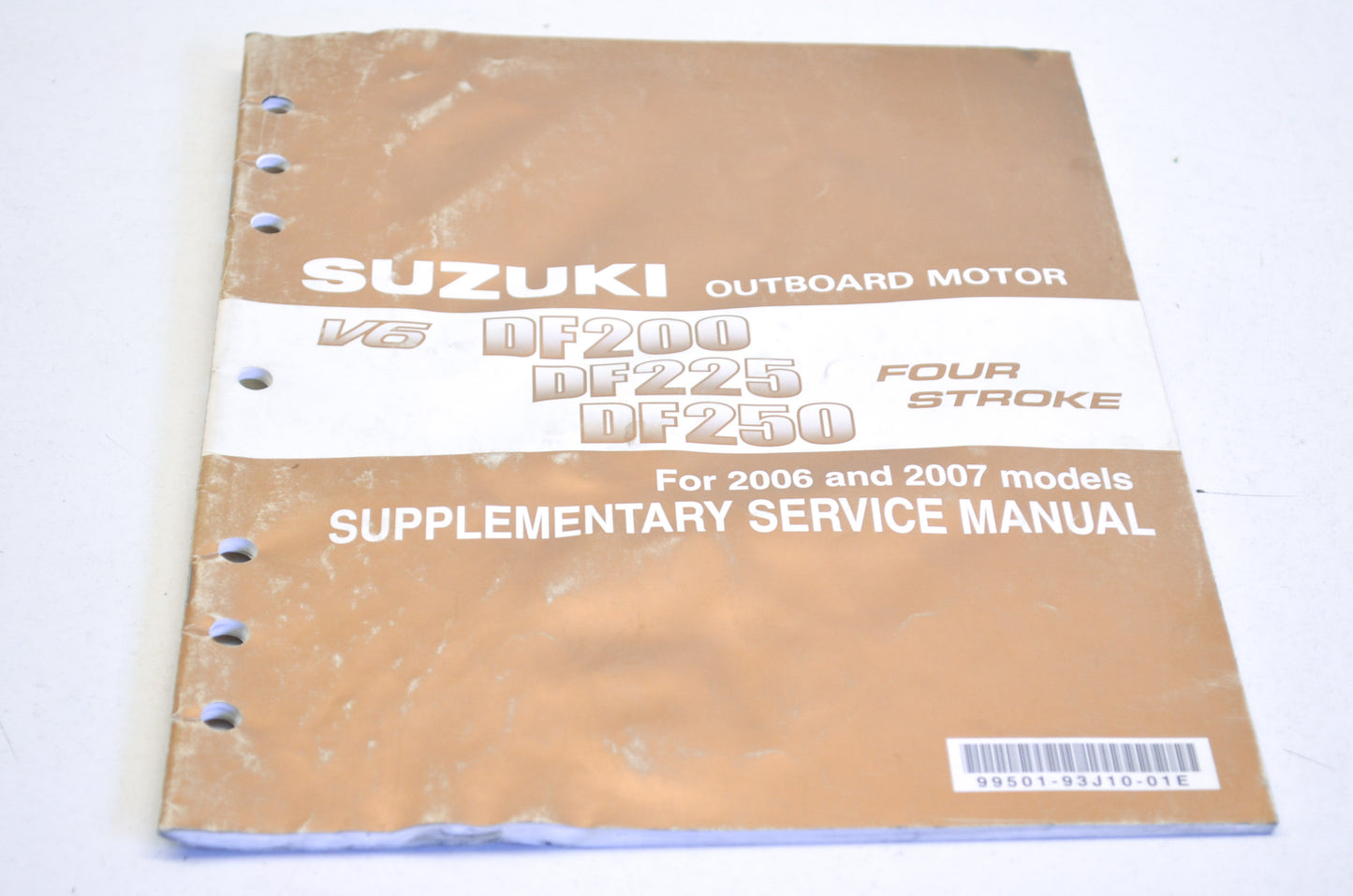 OEM Suzuki Outboard Motor 2006-2007 V6 Df 200/225/250 4 Stroke Supplementary Ser