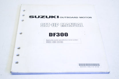 OEM Suzuki Outboard Motor DF300 Set-Up Manual