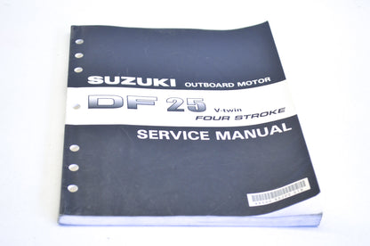 OEM Suzuki Outboard Motor DF25 V-Twin 4 Stroke Service Manual
